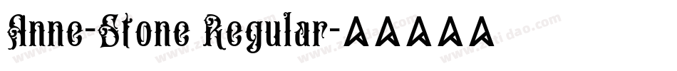 Anne-Stone Regular字体转换